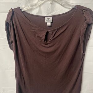 Worthington Women's Chocolate Brown Blouse